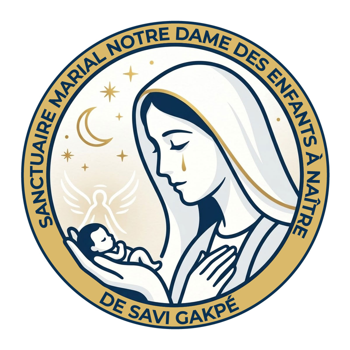 Logo du Sanctuaire Marial Notre Dame des Enfants à Naître de Savi Gakpé